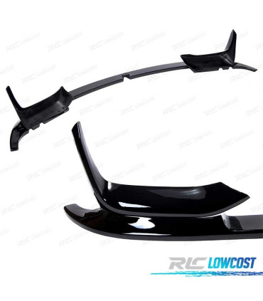 SPOILER LIP BMW F80 M3 F82 F83 M4 LOOK M PERFORMANCE NEGRO BRILLO