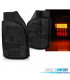 PILOTOS VOLKSWAGEN VW TRANSPORTER T5 2P 03-09 LOOK TUNING LED FONDO NEGRO AHUMADO