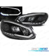 FAROS VOLKSWAGEN VW GOLF 6 08-12 TUBE LIGHT DRL FONDO NEGRO