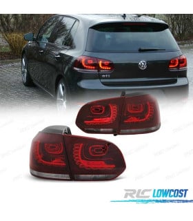 PILOTOS VOLKSWAGEN VW GOLF 6 08-12 LED ROJO CLARO