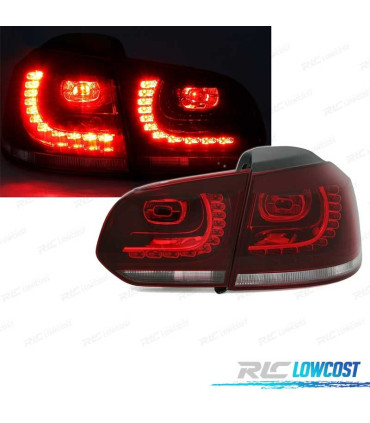 PILOTOS VOLKSWAGEN VW GOLF 6 08-12 LED ROJO CLARO