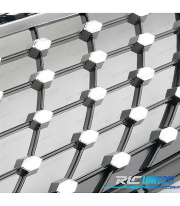 PARRILLA MERCEDES CLA C117 16-19 LOOK GT DIAMANTE NEGRO