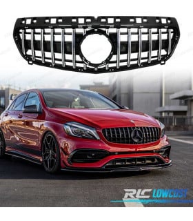 PARRILLA MERCEDES CLASE A W176 A45 12-15 CROMO NEGRO GTR PANAMERICANA