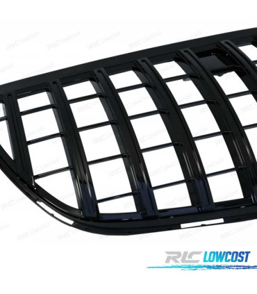 PARRILLA MERCEDES CLASE GLE COUPE C292 W166 15-19 LOOK GT-R CAMARA NEGRO BRILLO