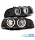 FAROS BMW SERIE 7 E38 94-98 OJOS ANGEL HALOGENO FONDO NEGRO