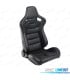 ASIENTO DEPORTIVO SEMI BAQUET ESTILO RS CUERO NEGRO