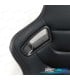 ASIENTO DEPORTIVO SEMI BAQUET ESTILO RS CUERO NEGRO