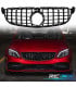 PARRILLA MERCEDES W205 15-17 LOOK AMG GT CAMARA NEGRO BRILLO