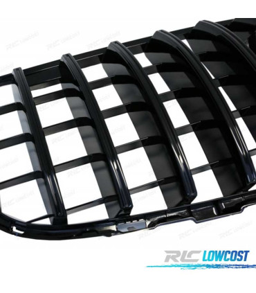 PARRILLA MERCEDES GLE W167 C167 COUPE 19- LOOK GT CAMARA NEGRO BRILLO