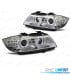 FAROS XENON AFS OJOS ANGEL U 3D LED PARA BMW E90 E91 08-12 FONDO CROMO