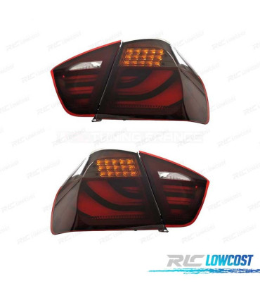 PILOTOS BMW E91 TOURING 05-08 LED ROJO AHUMADO OSCURO