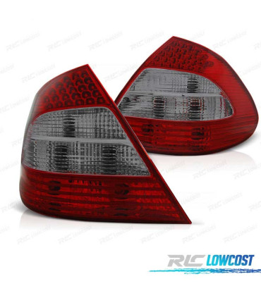 PILOTOS PARA MERCEDES CLASE E W211 02-06 LED ROJO AHUMADO