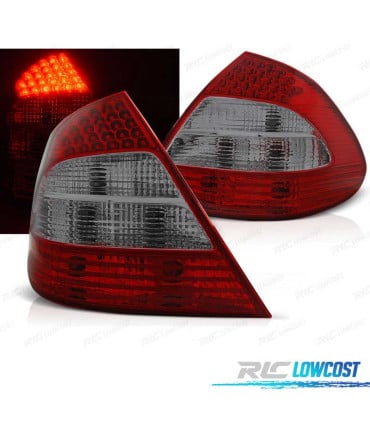 PILOTOS PARA MERCEDES CLASE E W211 02-06 LED ROJO AHUMADO