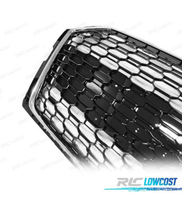 PARRILLA AUDI A5 16-19 PDC LOOK RS5 CROMADO NEGRO