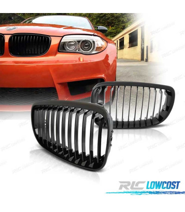 PARRILLAS BMW E81 E87 E82 E88 LOOK M PERFORMANCE NEGRO BRILLO