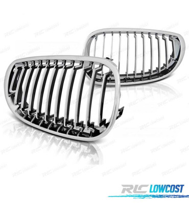 PARRILLAS BMW E60 E61 03-10 CROMADO ABS
