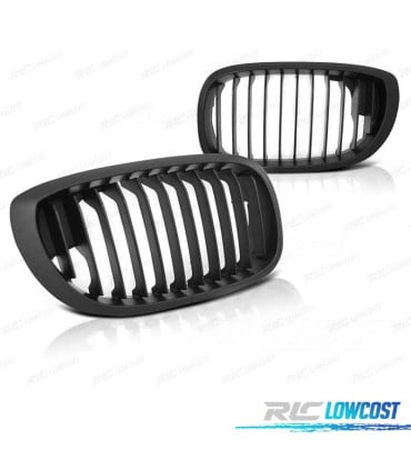 PARRILLAS BMW E46 03-06 COUPE CABRIO NEGRO MATE