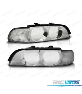 FAROS BMW E39 95-00 LENTE CROMADO