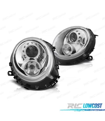 FAROS MINI COOPER 06-14 CROMADO