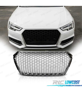 PARRILLA AUDI A4 B9 15-19 LOOK RS GRIS MATE