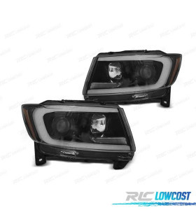 FAROS JEEP GRAND CHEROKEE 11-13 DINÁMICOS NEGRO