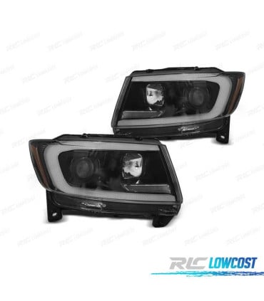 FAROS JEEP GRAND CHEROKEE 11-13 DINÁMICOS NEGRO
