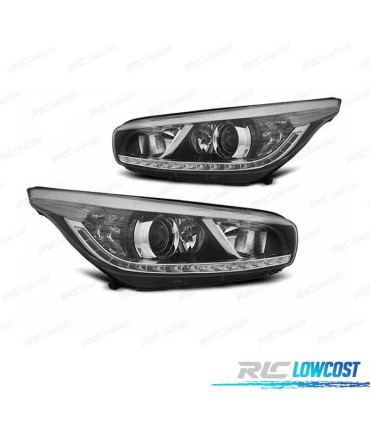 FAROS KIA CEED II 12-18 LUZ DIURNA LED NEGROS