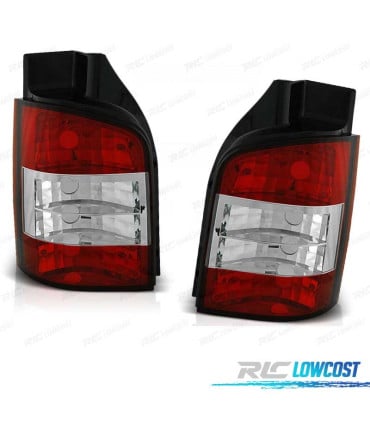 PILOTOS PARA VOLKSWAGEN VW T5 03-09 1P ROJO BLANCO