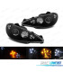 FAROS PEUGEOT 206 02- LUZ DIURNA LED NEGRO