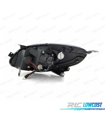 FAROS RENAULT TWINGO 07-11 LUZ DIURNA LED NEGRO