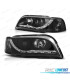 FAROS VOLVO S40 V40 96-00 LUZ DIURNA LED NEGRO