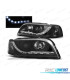 FAROS VOLVO S40 V40 96-00 LUZ DIURNA LED NEGRO