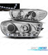 FAROS PARA VOLKSWAGEN VW SCIROCCO 08-14 LUZ DIURNA FONDO CROMO