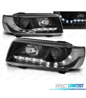 FAROS VOLKSWAGEN VW PASSAT 93-96 LUZ DIURNA FONDO NEGRO