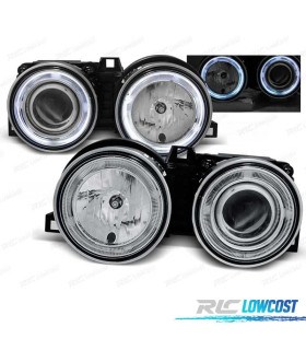 FAROS BMW E30 82-94 OJOS ANGEL CROMADOS CCFL