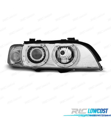 FAROS BMW E39 95-03 OJOS ANGEL CROMADO