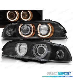 FAROS BMW E39 95-03 OJOS ANGEL H7 H7 NEGRO