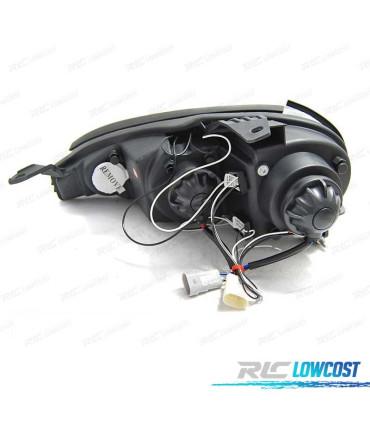 FAROS MAZDA MX5 01-05 OJOS ANGEL CROMADOS