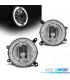 FAROS ANTINIEBLA FORD MUSTANG 04-09 OJOS ANGEL CROMADO
