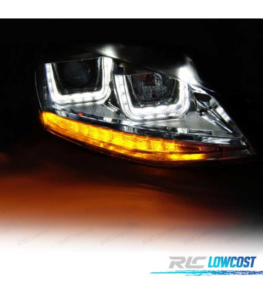 FAROS VOLKSWAGEN VW GOLF 7 12-17 LOOK GTI LED LUZ DIURNA