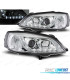 FAROS OPEL ASTRA G 97-04 LUZ DIURNA LED CROMADOS H1