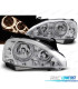 FAROS OPEL CORSA C 00-06 OJOS ANGEL CROMADOS