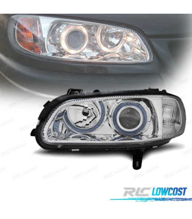 FAROS OPEL OMEGA B 94-99 OJOS ANGEL CROMADOS H7