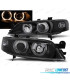 FAROS OPEL VECTRA B 99-02 OJOS ANGEL FONDO NEGRO H7