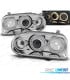 FAROS VOLKSWAGEN VW GOLF 3 91-97 OJOS ANGEL CROMADOS + INTERMITENTES