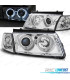 FAROS VOLKSWAGEN VW PASSAT B5 3B 96-00 OJOS ANGEL CCFL CROMADO