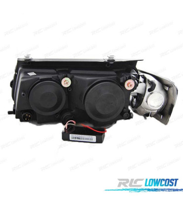FAROS VOLKSWAGEN VW PASSAT B5 3B 96-00 OJOS ANGEL CCFL CROMADO