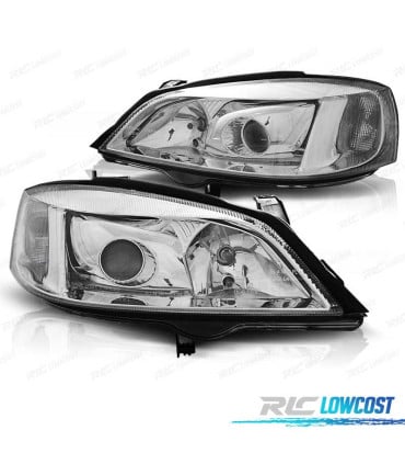 FAROS OPEL ASTRA G 97-04 CROMADO