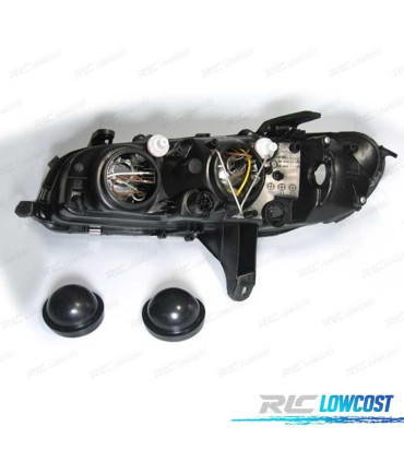 FAROS PARA OPEL OMEGA 94-99 LUPA FONDO NEGRO