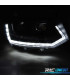 FAROS VOLKSWAGEN VW T5 MULTIVAN CARAVELLE 10-15 LOOK T6 DRL LED NEGRO
